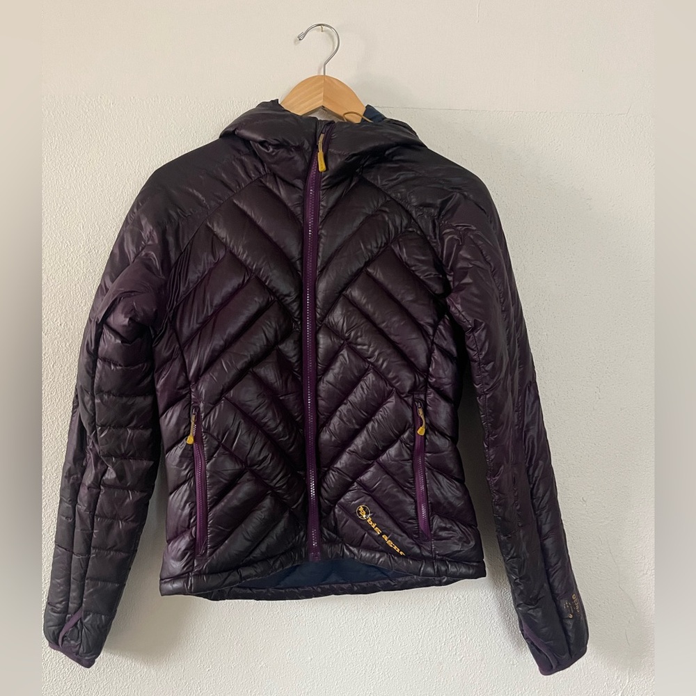Big Agnes Hooded Puffer Jacket Plum Size XS